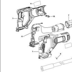 DeWalt DCE531 spare parts