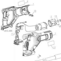 DeWalt DCE531N spare parts