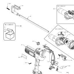 DeWalt DCE560N spare parts