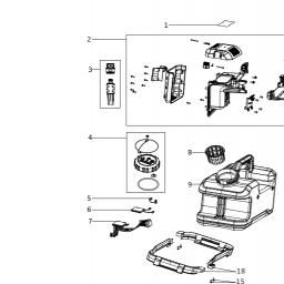 DeWalt DCE6820N spare parts