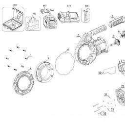 DeWalt DCE700X2 spare parts