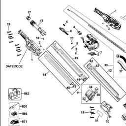 DeWalt DCE800NB spare parts