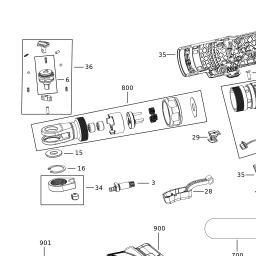 DeWalt DCF504N spare parts