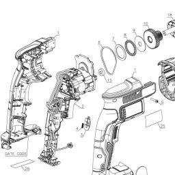 DeWalt DCF622B spare parts