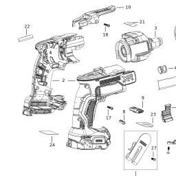DeWalt DCF630D2 spare parts