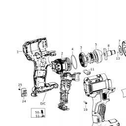 DeWalt DCF7871P2 spare parts