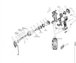 DeWalt DCF860P2A spare parts