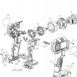 DeWalt DCF880B spare parts