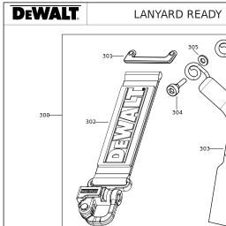 DeWalt DCF887P1A spare parts