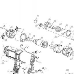 DeWalt DCF889HKN spare parts