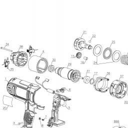 DeWalt DCF889KN spare parts