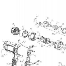 DeWalt DCF889M2 spare parts