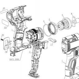 DeWalt DCF890B spare parts