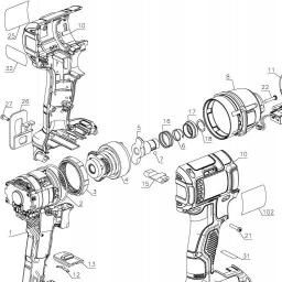DeWalt DCF895N spare parts