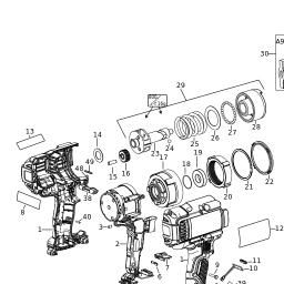 DeWalt DCF899B spare parts