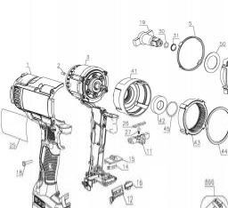 DeWalt DCF899HB spare parts
