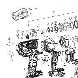DeWalt DCF900P2T spare parts