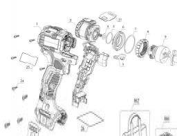 DeWalt DCF902B spare parts
