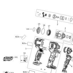 DeWalt DCF902D2K spare parts