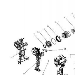 DeWalt DCF911N spare parts