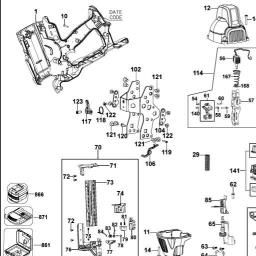 DeWalt DCFS950 spare parts