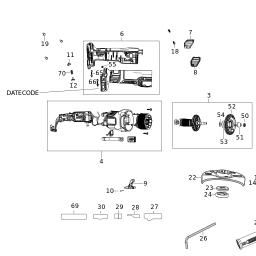 DeWalt DCG405H2T spare parts