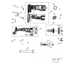 DeWalt DCG409VSN spare parts