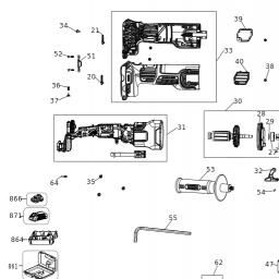 DeWalt DCG409VST1 spare parts