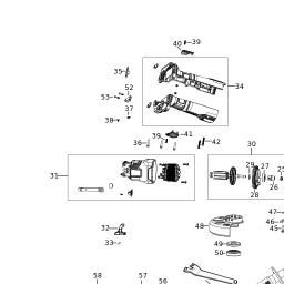 DeWalt DCG409X1T spare parts