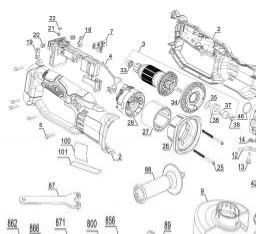 DeWalt DCG412M2 spare parts