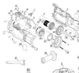 DeWalt DCG412N spare parts