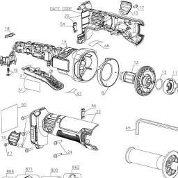 DeWalt DCG413FB spare parts