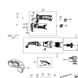 DeWalt DCG413N spare parts
