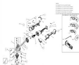 DeWalt DCG418SHDX2 spare parts