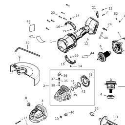 DeWalt DCG440N spare parts