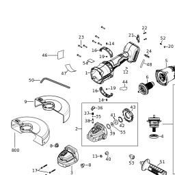 DeWalt DCG440NLR spare parts