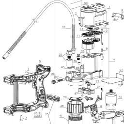 DeWalt DCGG570K spare parts