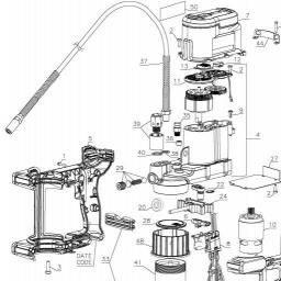 DeWalt DCGG571M1 spare parts