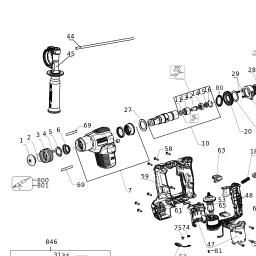 DeWalt DCH172E2T spare parts