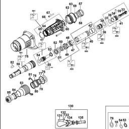 DeWalt DCH614N spare parts