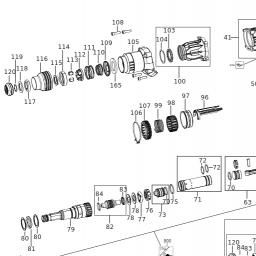 DeWalt DCH733B spare parts