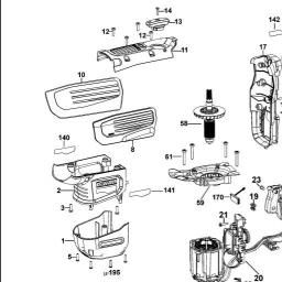 DeWalt DCH735N spare parts