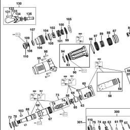 DeWalt DCH773 spare parts