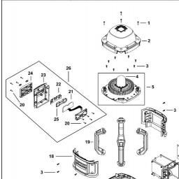 DeWalt DCL074 spare parts