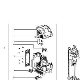 DeWalt DCLE34021D1 spare parts