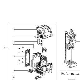 DeWalt DCLE34021N spare parts