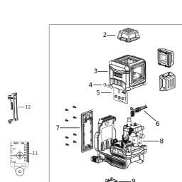 DeWalt DCLE34031N spare parts