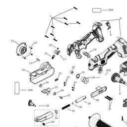 DeWalt DCM200E2T spare parts