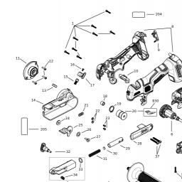 DeWalt DCM200N spare parts