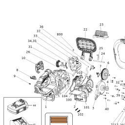 DeWalt DCM565L1 spare parts